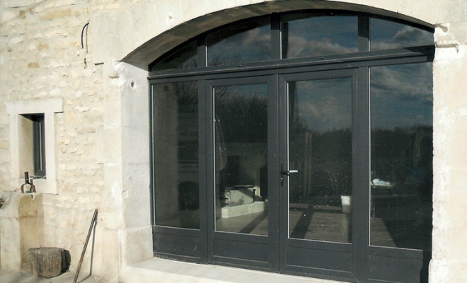 Pose de portes en aluminium, Les Salles-du-Gardon, ALC MENUISERIES